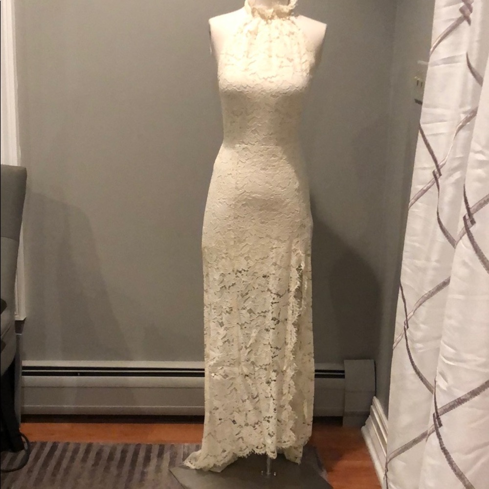NWOT Free People Jen Pirate Booty lace maxi dress - Picture 5 of 8